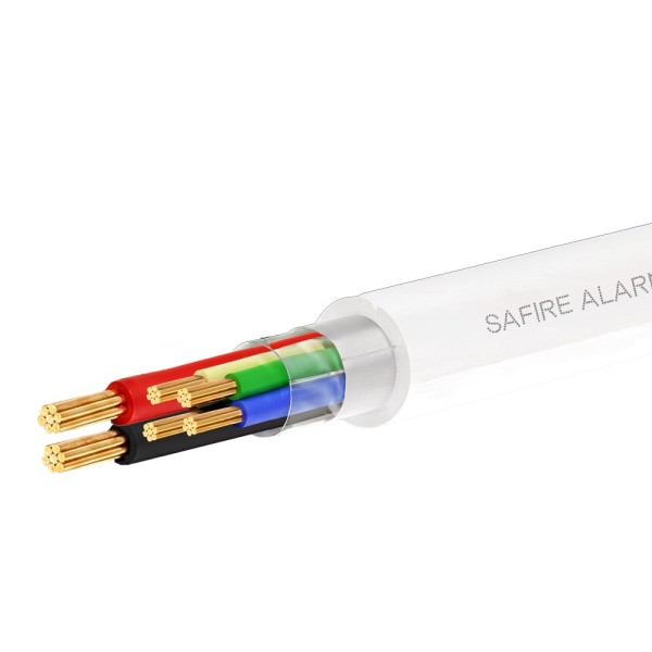 Comprar SAFIRE CA4P2-305-H-CCA-WHITE 4 conductores de señal + 2 de alimentación - Conductor Aluminio recubierto de Cobre - Panta