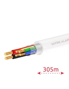 Comprar SAFIRE CA4P2-305-H-CCA-WHITE 4 conductores de señal + 2 de alimentación - Conductor Aluminio recubierto de Cobre - Panta 2