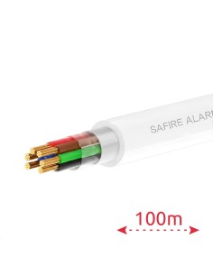 Acheter SAFIRE CA6-100-PVC-ECA-WHITE 6 conducteurs de signal - Conducteur en aluminium cuivré - Blindage en aluminium et polyé 2
