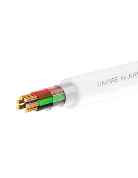 Acheter SAFIRE CA6-305-PVC-ECA-WHITE 6 conducteurs de signal - Conducteur en aluminium cuivré - Écran en aluminium et polyé
