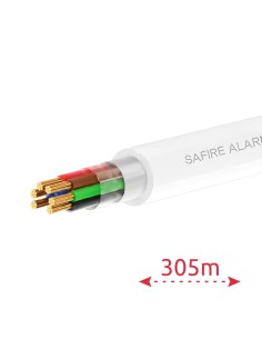 Acheter SAFIRE CA6-305-PVC-ECA-WHITE 6 conducteurs de signal - Conducteur en aluminium cuivré - Écran en aluminium et polyé 2
