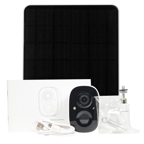 Comprar VICOHOME CG6-SOLAR5V-6W Kit cámara WiFi 3 Mpx + Panel Solar 6 W - Autonomía prolongada con carga solar - Sensor PIR / De