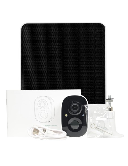 Comprar VICOHOME CG6-SOLAR5V-6W Kit cámara WiFi 3 Mpx + Panel Solar 6 W - Autonomía prolongada con carga solar - Sensor PIR / De