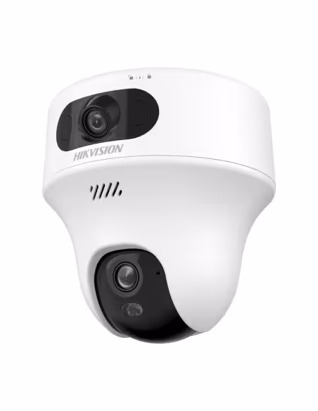 Comprar HIKVISION DS-2CFWQ6-D(2.8+4MM) Cámara PT IP gama Value - 2 lentes fijas: Lente 1: 2.8 mm, Lente 2: 4 mm - Resolución 6 M