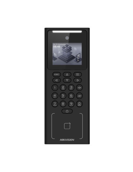 Comprar HIKVISION DS-K1T321EWX Control de acceso y presencia - Facial, tarjeta EM y PIN - 500 usuarios | 150.000 registros - TCP