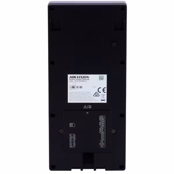Comprar HIKVISION DS-K1T502DBFWX-CE1 Control de acceso con cámara PoE IP65 IK09 - Huella, tarjeta MF DESFire, QR y PIN - 10.000 
