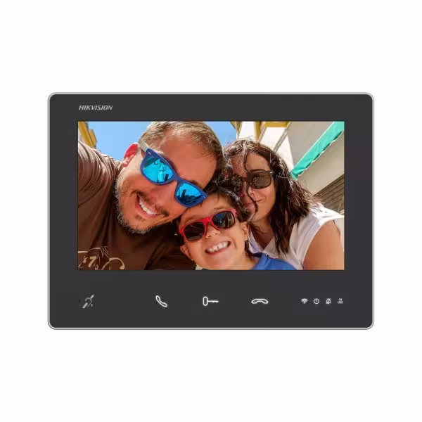 Comprar HIKVISION DS-KH7300EY-WTIE2 Monitor para videoportero - Pantalla TFT de 7" - Audio bidireccional y BIM | LED de est