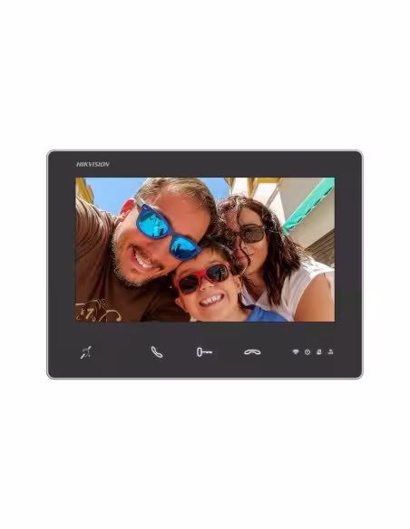Comprar HIKVISION DS-KH7300EY-WTIE2 Monitor para videoportero - Pantalla TFT de 7" - Audio bidireccional y BIM | LED de est