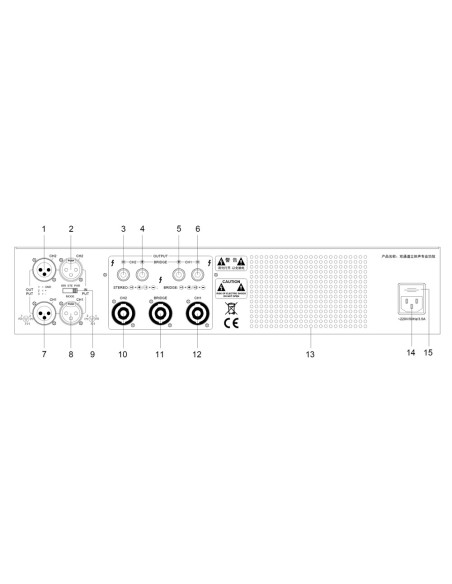Comprar DSPPA DSPPA-DX1000 Etapa de potencia profesional DSPPA - Baja impedancia 4-16  - 2x150W @8 | 2 canales | Clase D - En