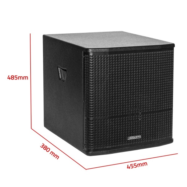 Comprar DSPPA DSPPA-LA1230S Subwoofer activo profesional DSPPA  - Amplificador Clase D integrado - 300W | Subwoofer 12" 