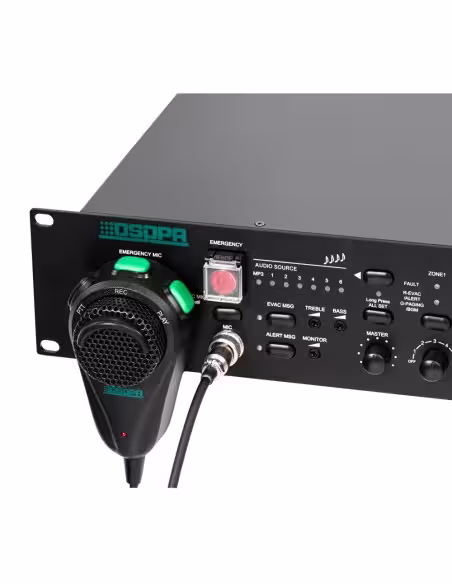 Comprar DSPPA DSPPA-PAVA9500 Controlador evacuación por voz DSPPA - Sistema central PAVA9000 - 8 zonas | 500W | Amplificación 