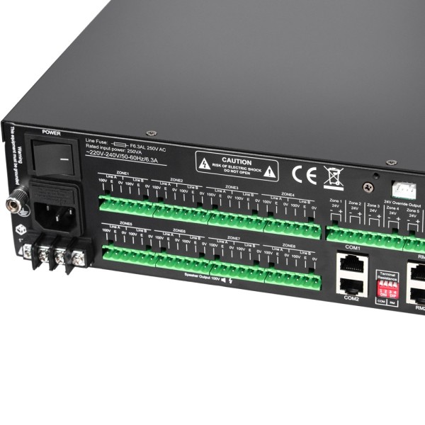 Comprar DSPPA DSPPA-PAVA9500 Controlador evacuación por voz DSPPA - Sistema central PAVA9000 - 8 zonas | 500W | Amplificación 