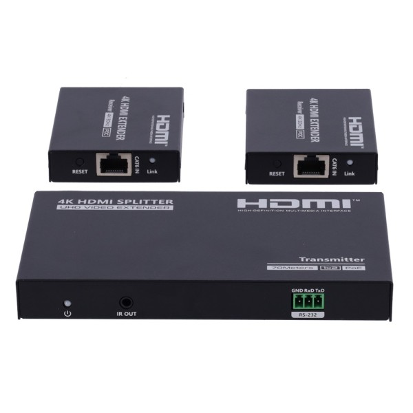 Comprar LENKENG HDMI-SPL-1X2-4K30-CAT6-L Extensor Splitter de señal HDMI - Alcance 40 m - Resolución 4K - Permite conexiones 1:2