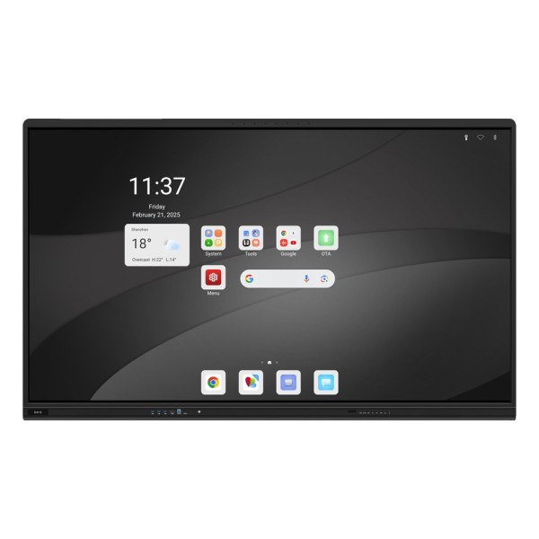 Comprar IBOARD IB-TE-MP-65E1-V4 Monitor interactivo 65" - Resolución 4K - Android 14 - Procesador Quad-Core - 8 GB RAM y 12
