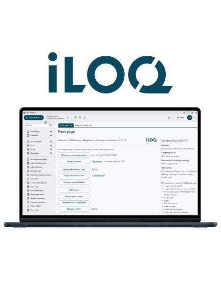 Comprar ILOQ ILOQ-LICENSE-PLUS-100DOOR Licencia software control de acceso - Módulo adicional | Pago anual - 100 puertas - Usuar