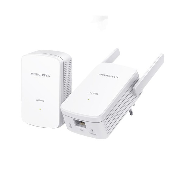 Comprar MERCUSYS MP510KIT Kit PLC con Wi-Fi (MP510+MP500) - HomePlug AV1000Mbps - Transmisión de datos a través de la red eléctr