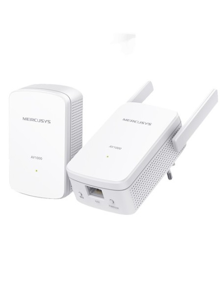 Comprar MERCUSYS MP510KIT Kit PLC con Wi-Fi (MP510+MP500) - HomePlug AV1000Mbps - Transmisión de datos a través de la red eléctr