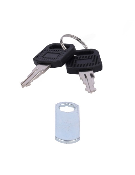 Comprar OEM RACK-WALL-LOCK-KEY Cerradura para rack - Para puerta frontal de rack de pared - Metálica - Incluye 2 llaves
