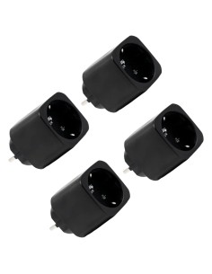 Acheter SHELLY SH-PLUG-M-GEN3-B-X4 Shelly Plug M Gen3 (Noir) 4 pcs - Surveillance précise de la consommation électrique - Protec