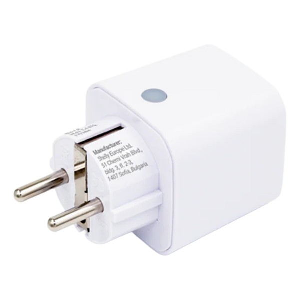 Comprar SHELLY SH-PLUG-M-GEN3-W Shelly Plug PM Gen3 (Blanco) - Monitoreo preciso del consumo eléctrico - Protección contra sobre