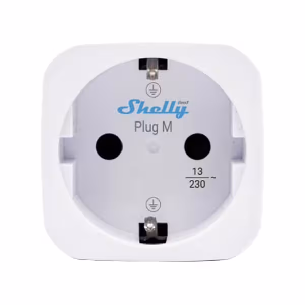Comprar SHELLY SH-PLUG-M-GEN3-W Shelly Plug M Gen3 (Blanco) - Monitoreo preciso del consumo eléctrico - Protección contra sobret