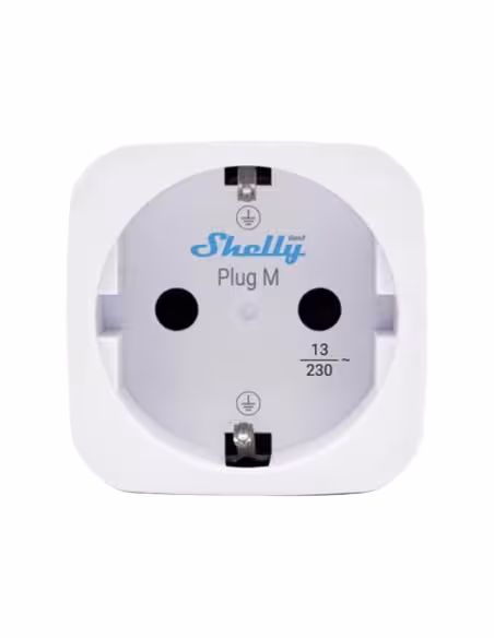 Comprar SHELLY SH-PLUG-M-GEN3-W Shelly Plug M Gen3 (Blanco) - Monitoreo preciso del consumo eléctrico - Protección contra sobret