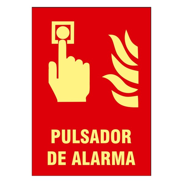 Comprar OEM SIGNS-32B-2129 Cartel de señalización - Equipos de protección contra incendios - Pulsador de alarma - Colores fotolu