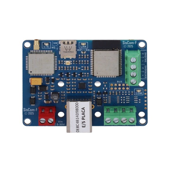 Comprar OEM SIS-F25-F1 Transmisor IP y LTE para centrales de incendio.   - Certificado bajo norma EN 54-21:2006.   - Triple vía: