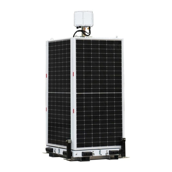 Comprar SAFIRE TRAILER-14KWH-460-6M Torre estacionaria CCTV de muy alta capacidad - Capacidad 14Kw/h | x4 placas 460W - Protecci