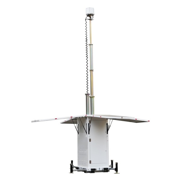 Comprar SAFIRE TRAILER-14KWH-460-6M Torre estacionaria CCTV de muy alta capacidad - Capacidad 14Kw/h | x4 placas 460W - Protecci