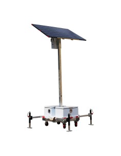 Comprar SAFIRE TRAILER-3KWH-440W-3M Torre estacionaria CCTV de alta capacidad - Capacidad 2.944 Wh | Placa 440W | Litio - Protec