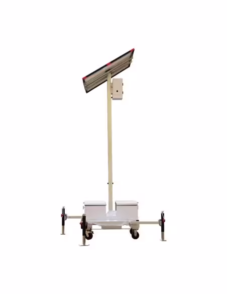 Comprar SAFIRE TRAILER-3KWH-440W-3M Torre estacionaria CCTV de alta capacidad - Capacidad 2.944 Wh | Placa 440W | Litio - Protec