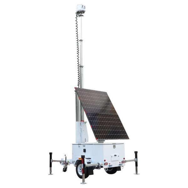 Comprar SAFIRE TRAILER-8KWH-440W-7M NO HOMOLOGADO PARA CRCULAR - Trailer CCTV de alta capacidad - Capacidad 8038W/h | x2 placas 