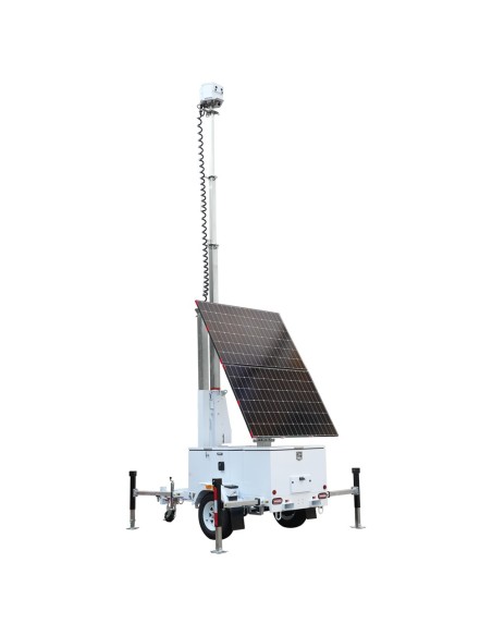 Comprar SAFIRE TRAILER-8KWH-440W-7M NO HOMOLOGADO PARA CRCULAR - Trailer CCTV de alta capacidad - Capacidad 8038W/h | x2 placas 