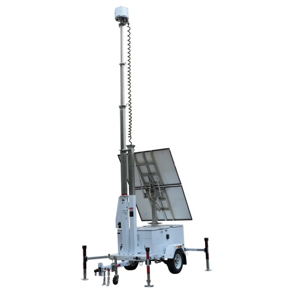Comprar SAFIRE TRAILER-8KWH-440W-7M NO HOMOLOGADO PARA CRCULAR - Trailer CCTV de alta capacidad - Capacidad 8038W/h | x2 placas 