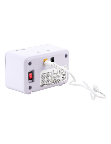 Comprar BLANCA UPS-MU68W Mini UPS - Entrada DC 12V / 2.5A - Salida DC 12V / 2A - Batería Li-Ion 45Wh recargable - Indicador LED 