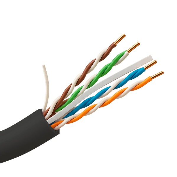Comprar SAFIRE UTP6-500-BC-OUTDOOR Cable UTP rígido de exterior - Categoría 6 - Cumple con 90m Fluke test - Conductor OFC, purez