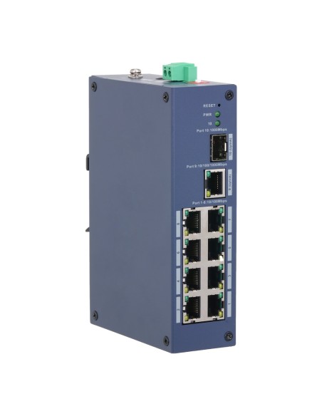 Comprar X-SECURITY XS-SW8GE1GE1SFP-MGD Switch gestionable L2 con 8x RJ45 y 2x Uplink - 8 puertos de red local a 10/100 Mbps - Up