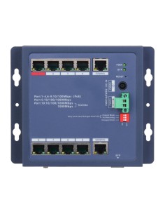 Comprar X-SECURITY XS-SWI1008HIPOE-MFC-90-DIN X-Security Industrial L2 Managed Switch - 8 puertos PoE 10/100 (Puerto 1 BT hasta  2