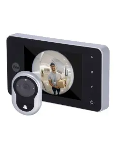 Comprar YALE YALE-DOORVIEWER4500-SILVER Mirilla digital con timbre - Cámara 0.3 Mpx | Ángulo de visión 105º - Pantalla LCD TFT 4