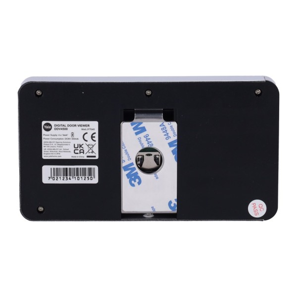 Comprar YALE YALE-DOORVIEWER4500-SILVER Mirilla digital con timbre - Cámara 0.3 Mpx | Ángulo de visión 105º - Pantalla LCD TFT 4