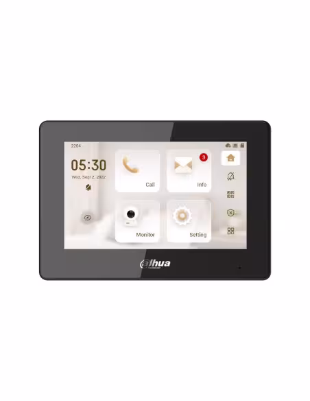 Comprar DAHUA DAHUA-5218 Monitor interior IP Dahua serie VTH5 de 7 pulgadas con 2 hilos y PoE