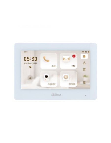Comprar DAHUA DAHUA-5223 Monitor interior IP y Wi-Fi Dahua serie VTH5 de 7 pulgadas con PoE