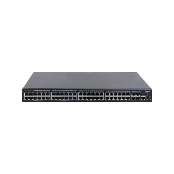 Comprar DAHUA DAHUA-5380 Switch PoE Dahua L2+ de 52 puertos con 48 PoE, 4 SFP+ 10G y 750 W