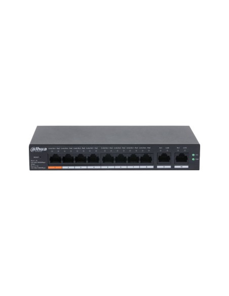 Comprar DAHUA DAHUA-5518 Switch PoE Gigabit gestionable Dahua de capa 2 con 8 puertos PoE y gestión cloud