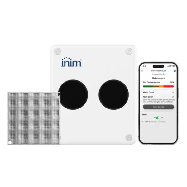 Comprar INIM BDH260 Detector de humo óptico lineal de 5m-70m con Bluetooth para App