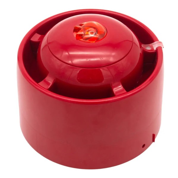 Comprar KIDDE COMMERCIAL KE-AS3115R-WM Sirena analógica inteligente serie Excellence con aislador  montaje en pared. Color rojo