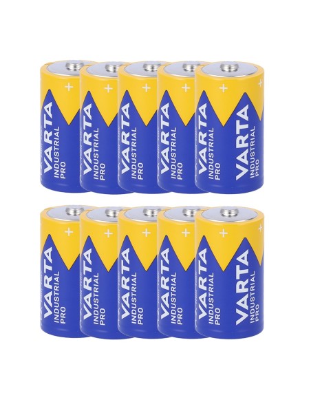 Comprar UPOWER 4XBATT-LR20-F Pack 10x Pila LR20 / D / MN1300 - Varta - Alcalina Zn-MnO2 no recargable - Tensión 1.5V - Capacidad