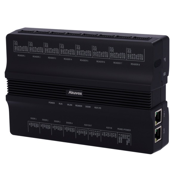 Comprar AKUVOX AK-A095-LTE Controladora de acceso PoE - Tarjeta, QR y PIN - 100.000 usuarios | 200.000 registros - 8 lectores po