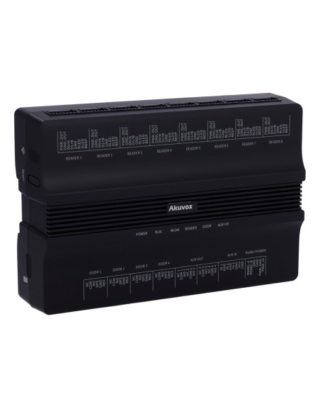 Comprar AKUVOX AK-A095-LTE Controladora de acceso PoE - Tarjeta, QR y PIN - 100.000 usuarios | 200.000 registros - 8 lectores po